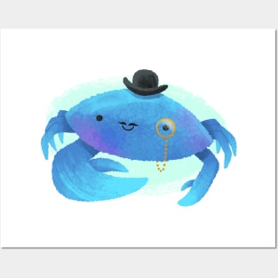 Crab Gentleman Posters and Art